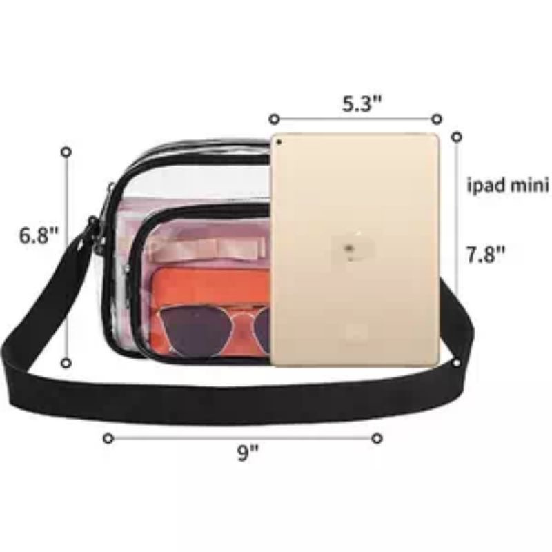 Tas selempang pvc mika tranparan korean rinjani/tas mika