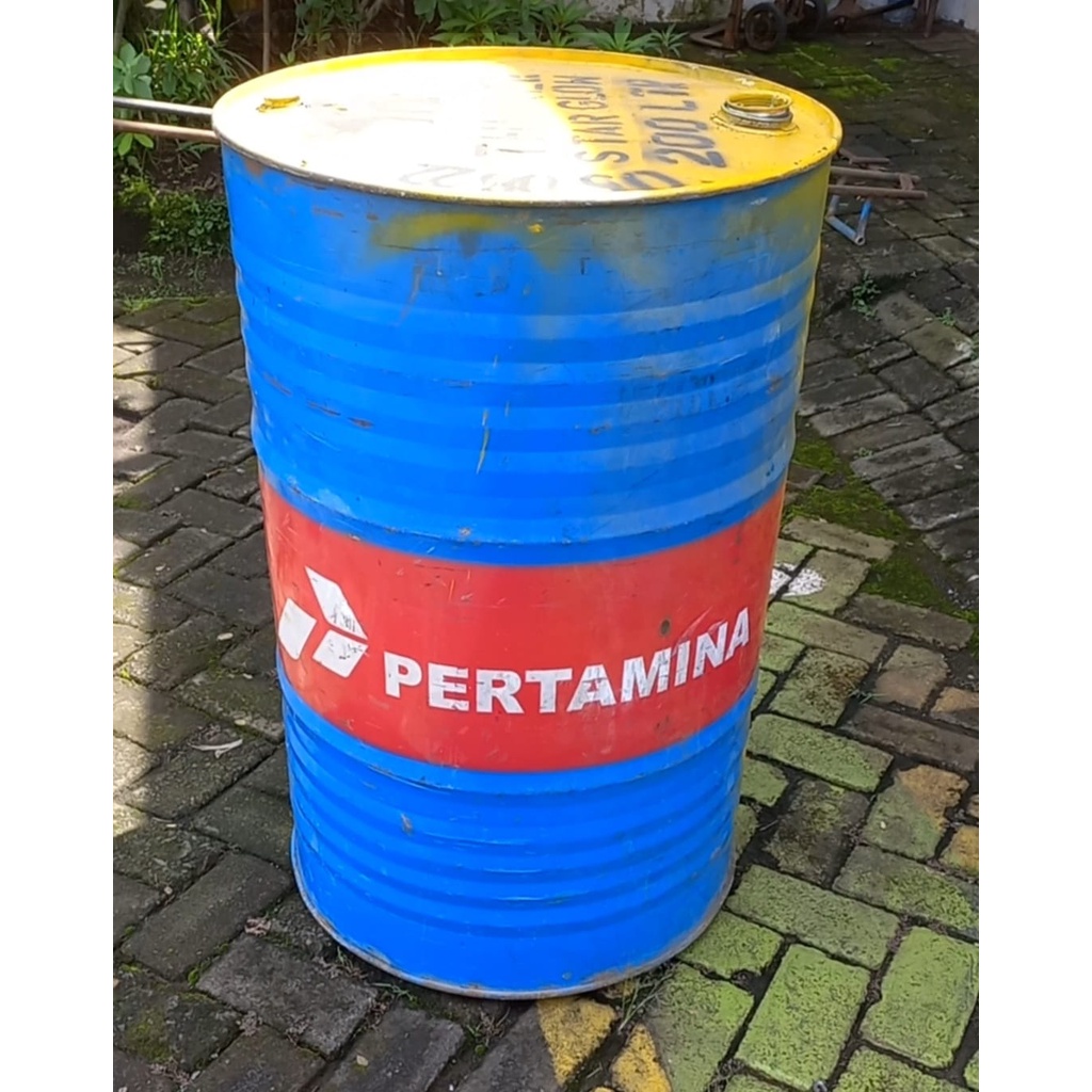 Jual Drum Kaleng Bekas 200 Liter 200kg Bekas Thinner Shopee Indonesia
