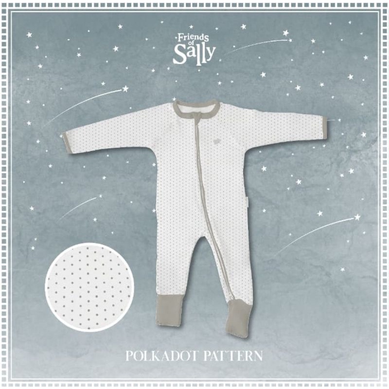 Baby Jumpsuit Friends Of Sally ft Chelsea Love baju tidur piyama bayi