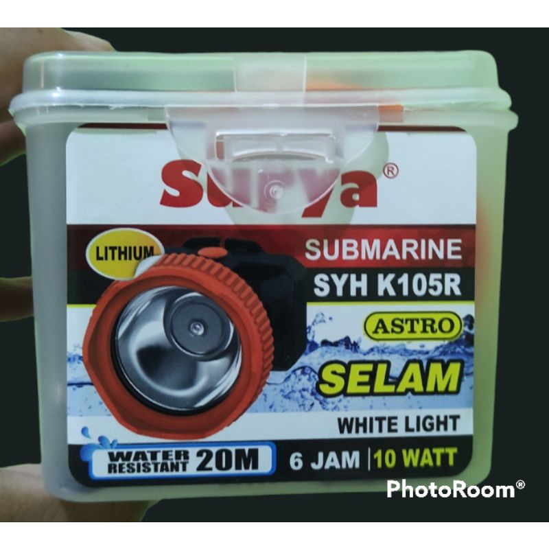 Senter Kepala SURYA ASTRO  SYH K105R || 10WATT || Selam 20M