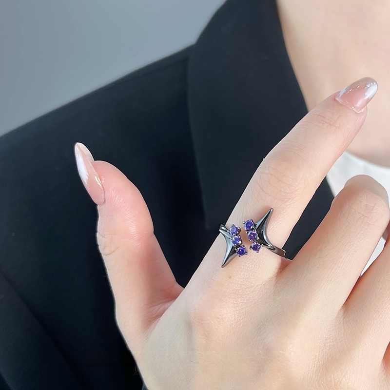 Cincin Model Terbuka Gaya Vintage Untuk Aksesoris