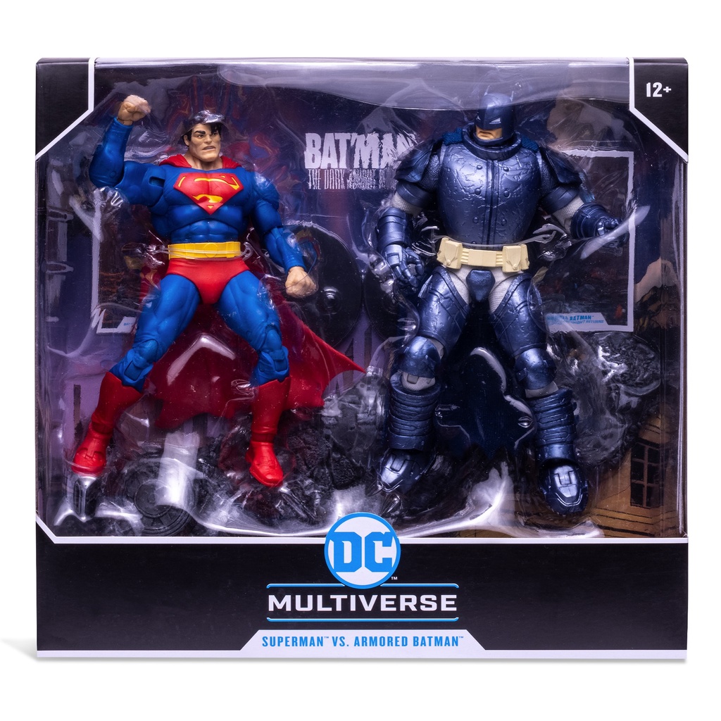 McFARLANE DC MULTIVERSE SUPERMAN VS ARMORED BATMAN MULTIPACK MISB