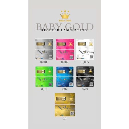 BABY GOLD 0.002 gram 24 KARAT