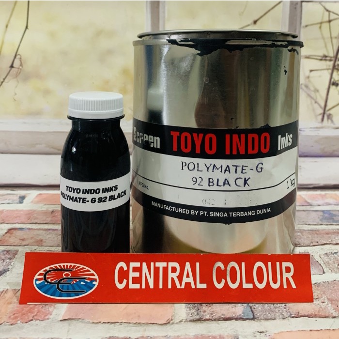 

Limited Tinta Toyo Polymate-G 92 Black / Hitam Tinta Sablon Plastik - 500Gr Bagus