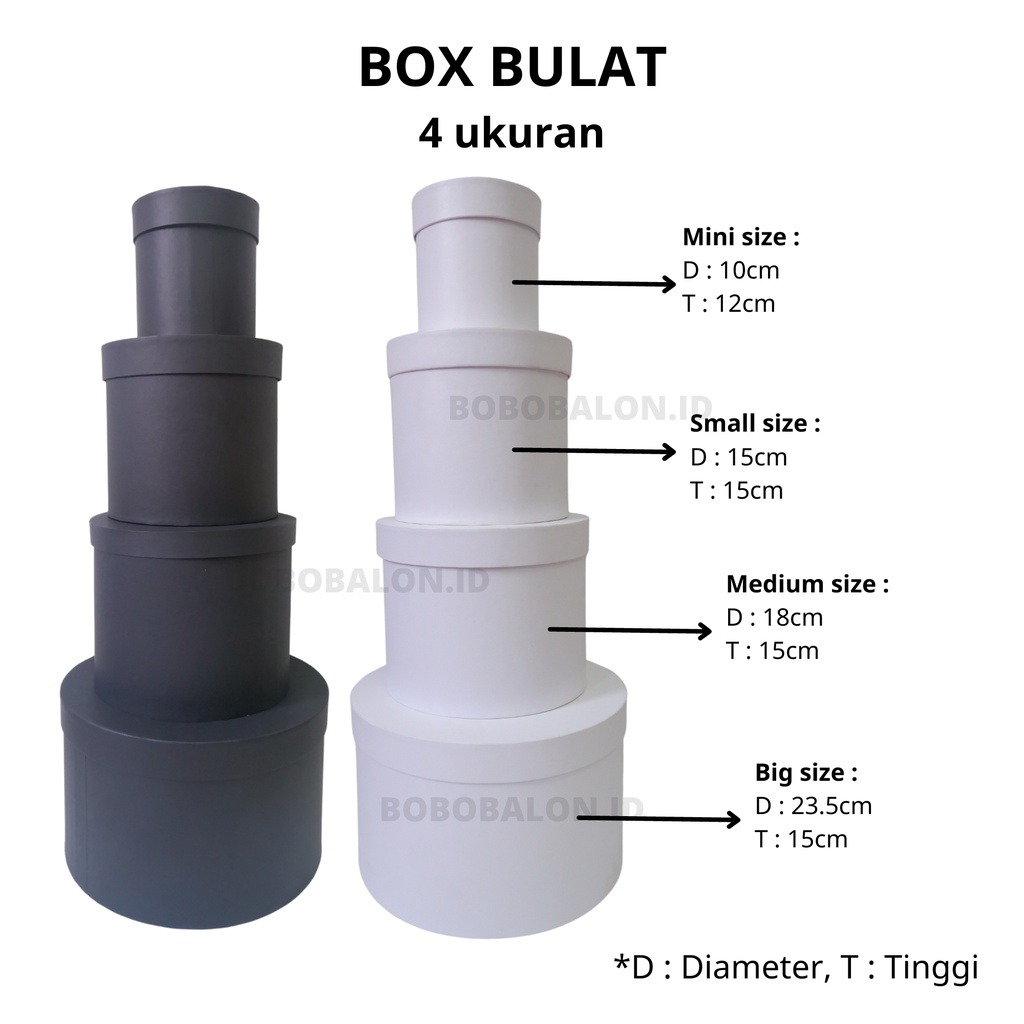 

Kotak kado bulat, box bunga bulat, kotak bunga bulat putih