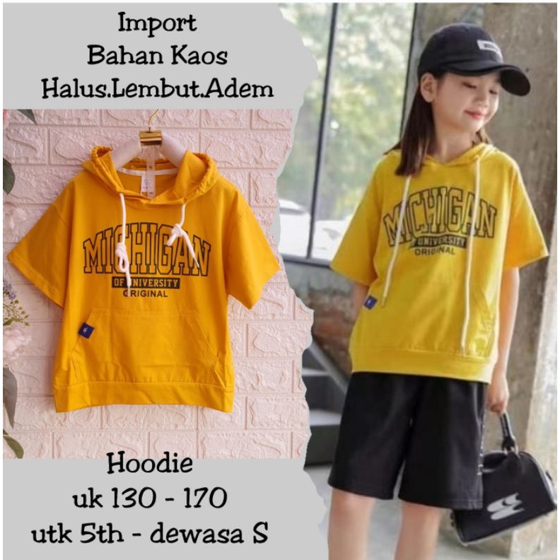 Kaos Hoodie Anak Import
