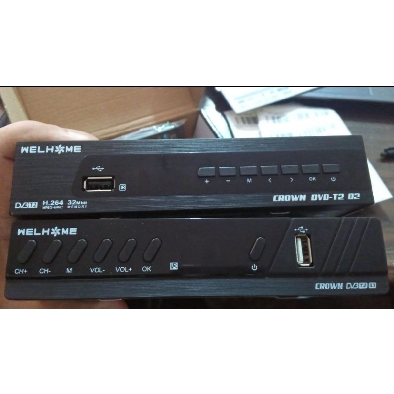 Set Top Box Welhome Set Top Box DVB T2 MSTAR 01 02 03 DVBT2