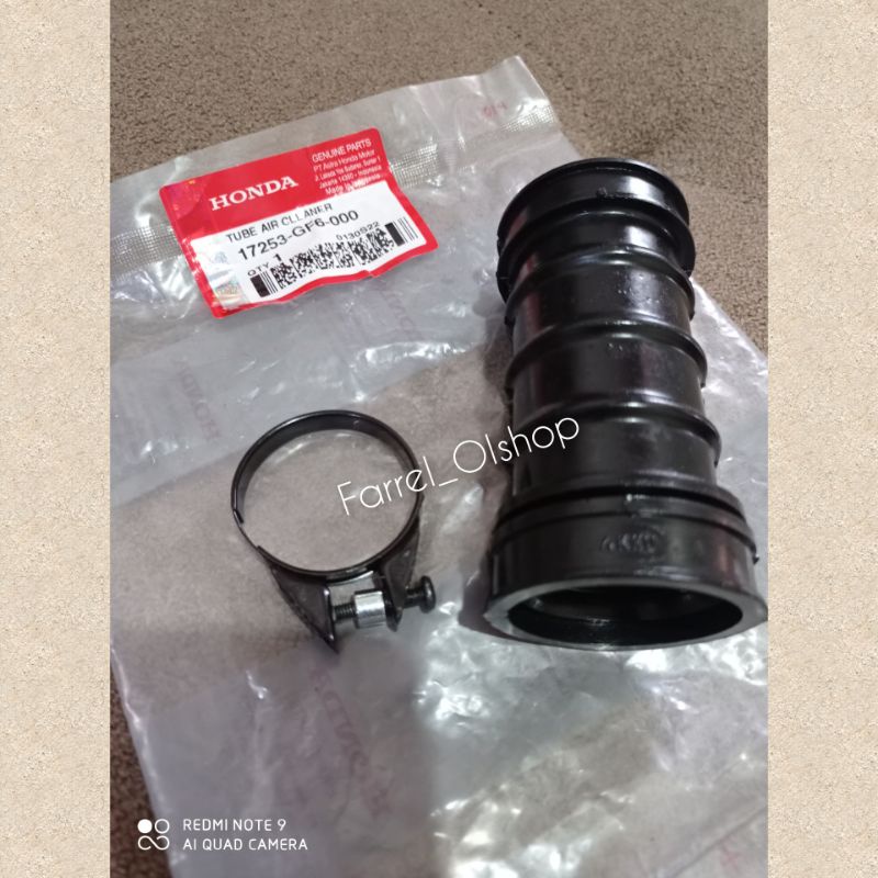 KARET FILTER UDARA HONDA WIN ORIGINAL AHM SET KLEMAN ORIGINAL AHM HONDA WIN WIN100 WIN 100