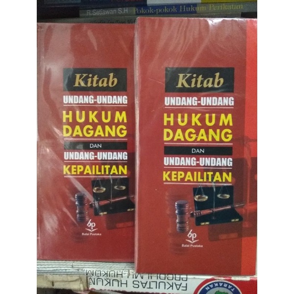 Jual Buku Kitab Undang Undang Hukum Dagang Dan Undang Undang Kepailitan