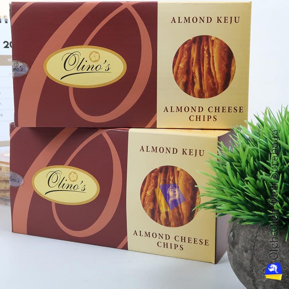 

Terlaris Almond Crispy Cheese khas Surabaya OLINOS !!!