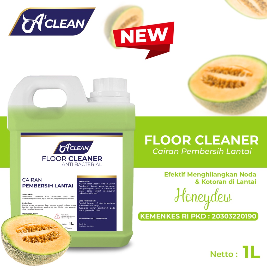 Pembersih Lantai Antibacterial / FLOOR CLEANER Amorens 1 Liter [1000ml]