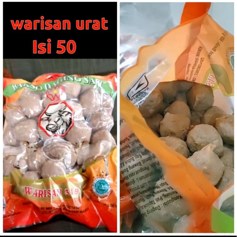 

BAKSO URAT WARISAN ISI 50 PCS