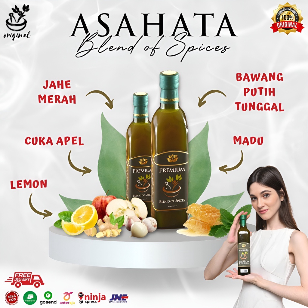 

Jus Asahata Herbal Alami Mengobati Kolesterol Diabetes Jantung Asam Urat - Asahata Premium Original