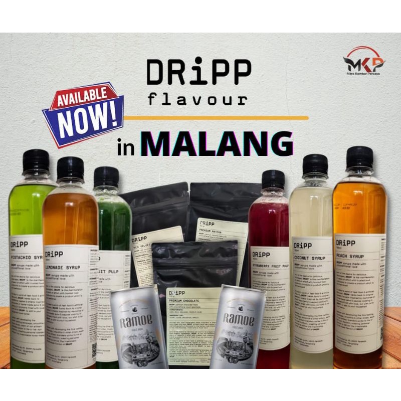 

DRIPP Flavour Syrup - Gourmet Syrup-
