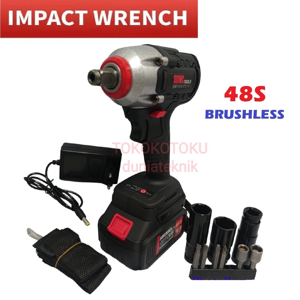 CORDLESS IMPACT WRENCH SUNC TOOLS BRUSHLESS 48V | JLD 48s