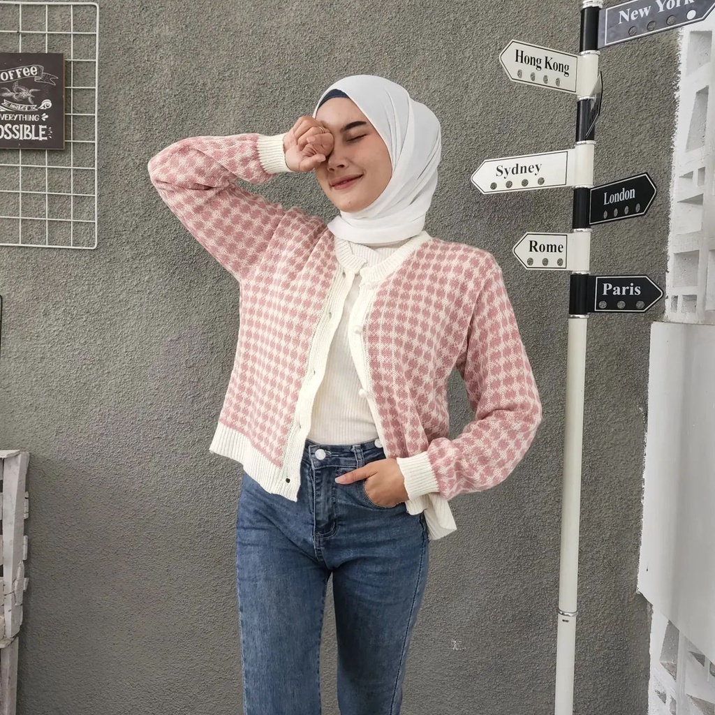 [CYC | COD] Outwear Eleanor Outer | Rajut Cardigan Wanita Trendy Murah