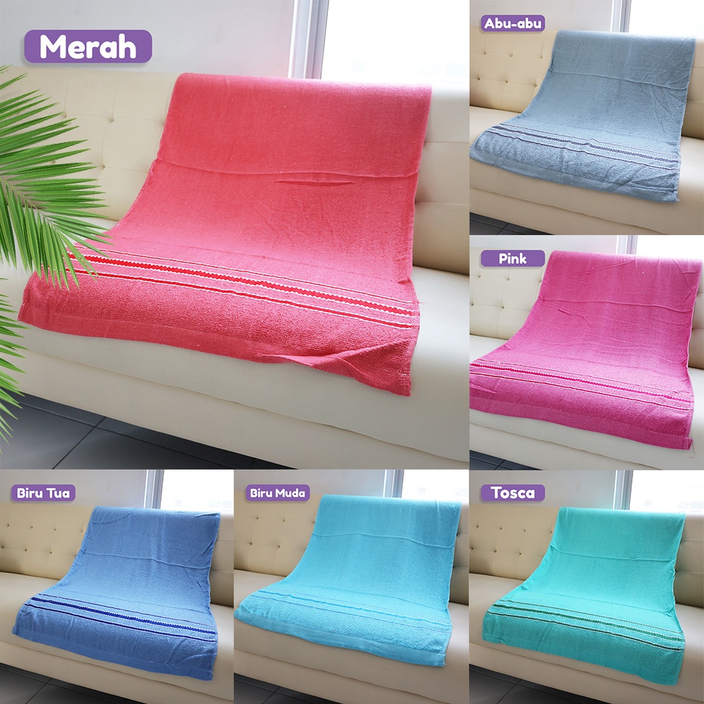 Handuk Mandi Dewasa Ukuran 140cm X 70cm Bahan 100% Polyetser Handuk Lembut Handuk Mandi H17-B