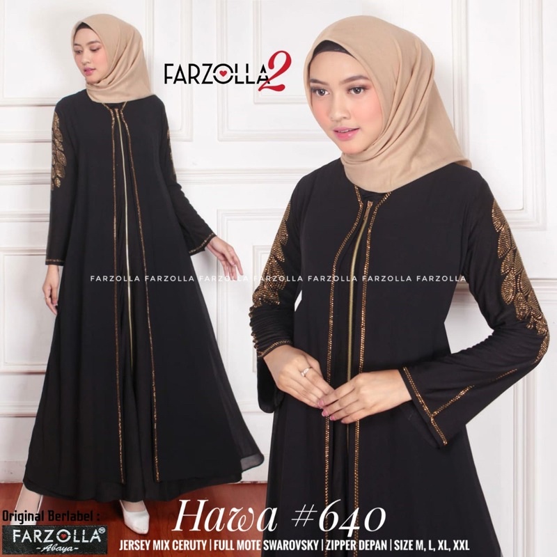 Gamis Turkey 2235 Hawa #640 Busui Dress By Original Farzolla 2 Longdress Busana Muslimah