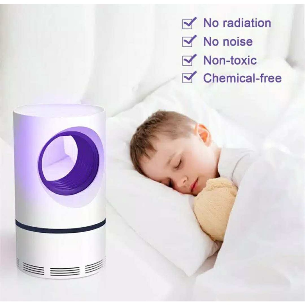 SB168 Mosquito Killer Lamp Led Membasmi Nyamuk Aman Untuk Bayi