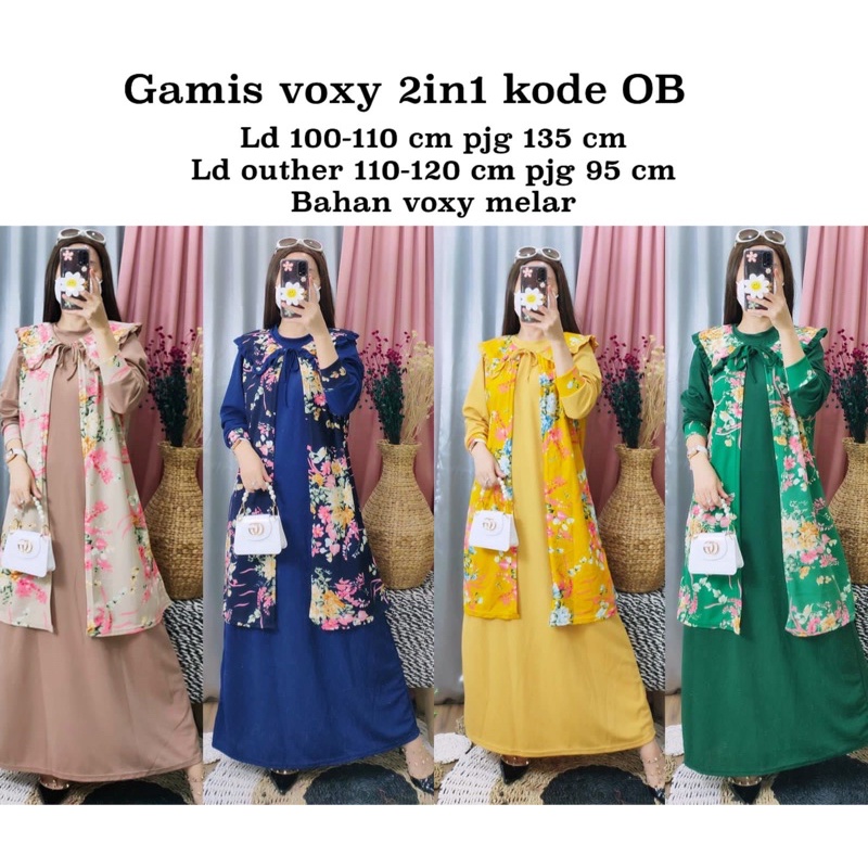 gamis voxy 2in1 kode OB