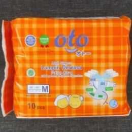 Oto Adult Diapers / Popok Dewasa model Perekat ukuran M isi 10