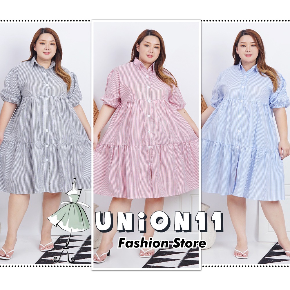 UNION11 - DRESS JUMBO BIGSIZE XXXL WANITA / DRESS JUMBO WANITA / DRESS WANITA TERBARU / DRESS JUMBO WANITA BB 80KG / DRESS JUMBO LD 120 BRENDA