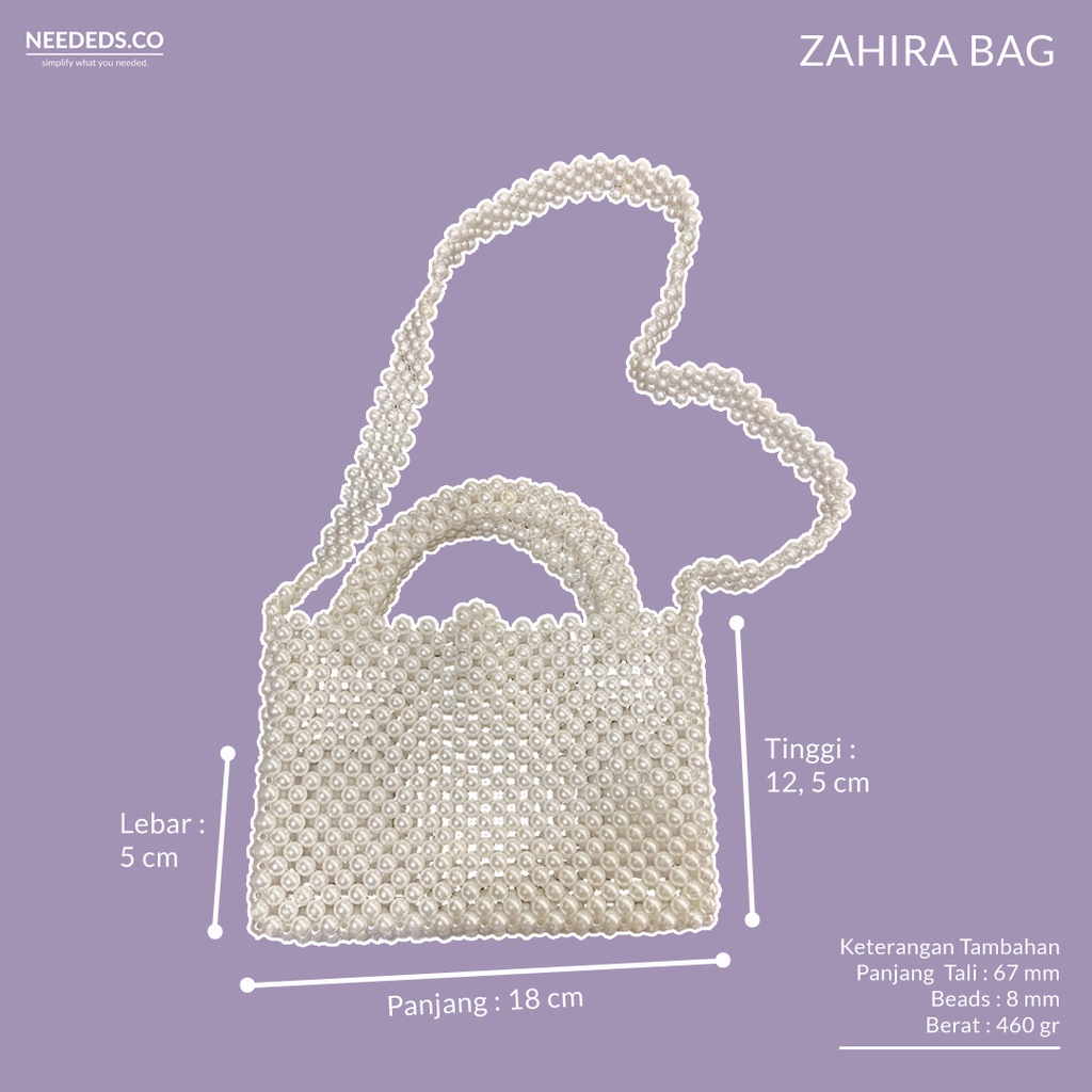 TAS MANIK-MANIK / BEADS BAG / (ZAHIRA BAG) / HANDMADE 100%