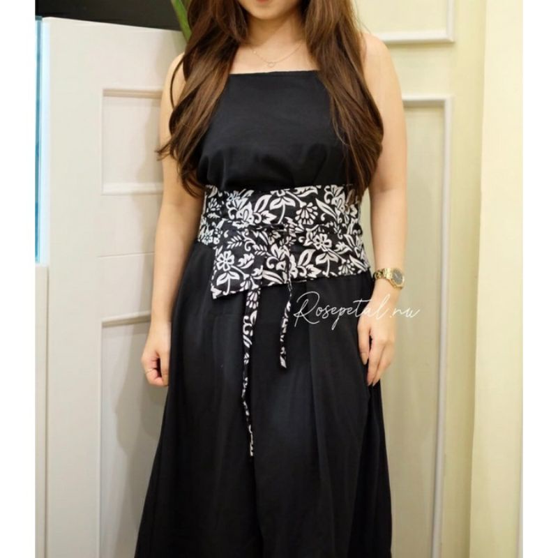 obi batik bunga / obi belt bunga /obi belt batik tenun /obi jumputan