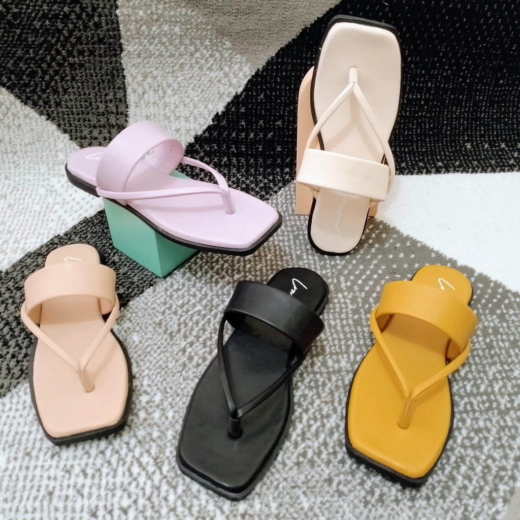 Sandal Jepit Wanita Teplek Terlaris Model Kekinian NESANH - VANIA