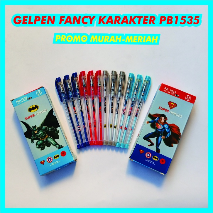 

GELPEN FANCY PB-1535 / PULPEN GAMBAR MATA JARUM《ISI:12pcs》