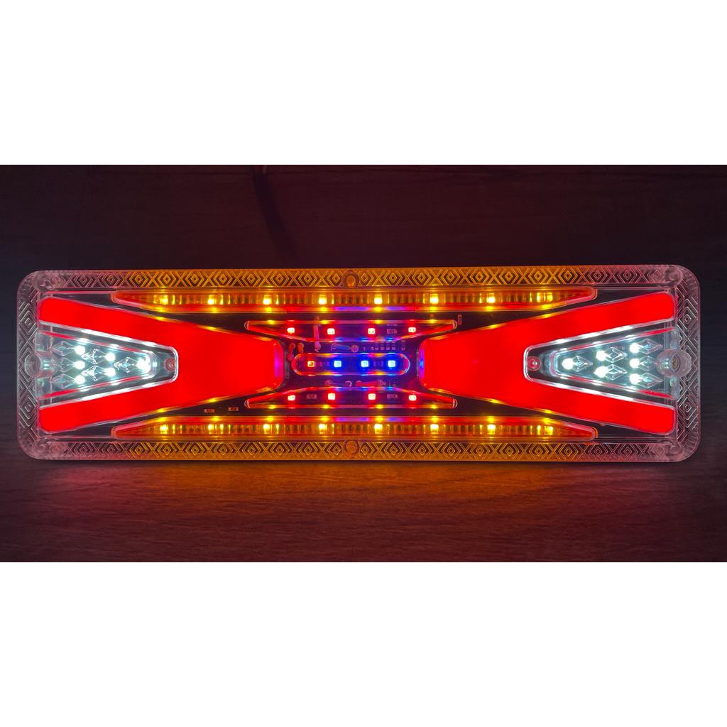 Stop Lamp 24 Volt 12 Volt Truk Model Merah / Lampu Rem Truck 12V 24V Model Merah
