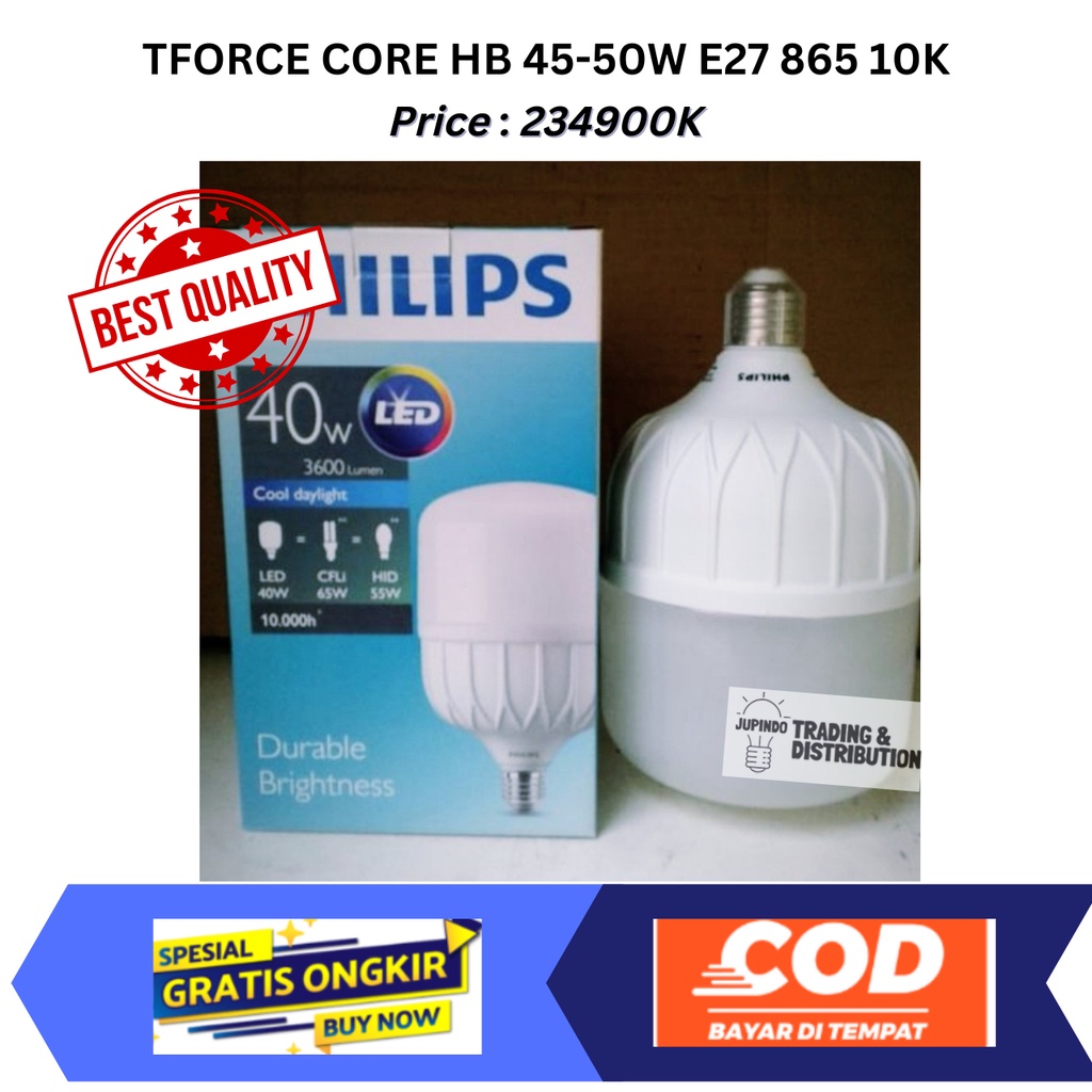 core-philips-180 Lampu Philips TFORCE CORE HB 27-30W TFORCE CORE HB 36-40W TFORCE CORE HB 45-50W E27