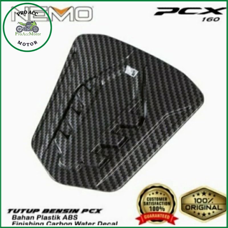 Cover Tutup Tanki PCX 160 Vario 160 Carbon Nemo (pro acc motor)