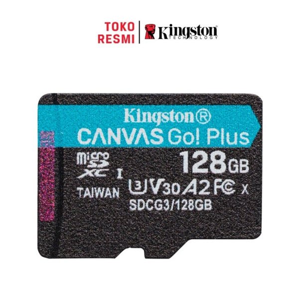 Kingston MicroSD Card Canvas Go! Plus 128GB 170MB/s A2 MicroSDXC