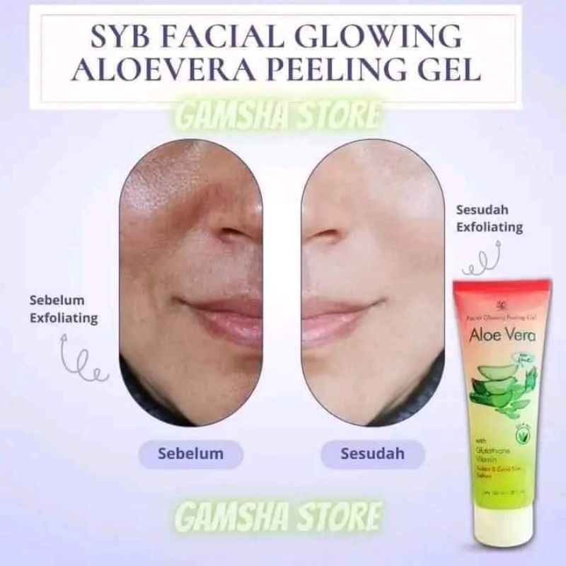 SYB FACIAL GLOWING PEELING GEL ALOEVERA