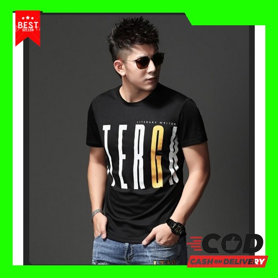 Kaos Tshirt Fucking Awesome Basic Logo Black White Authentic Original Baju Kaos Retga-Kaos Simple Te