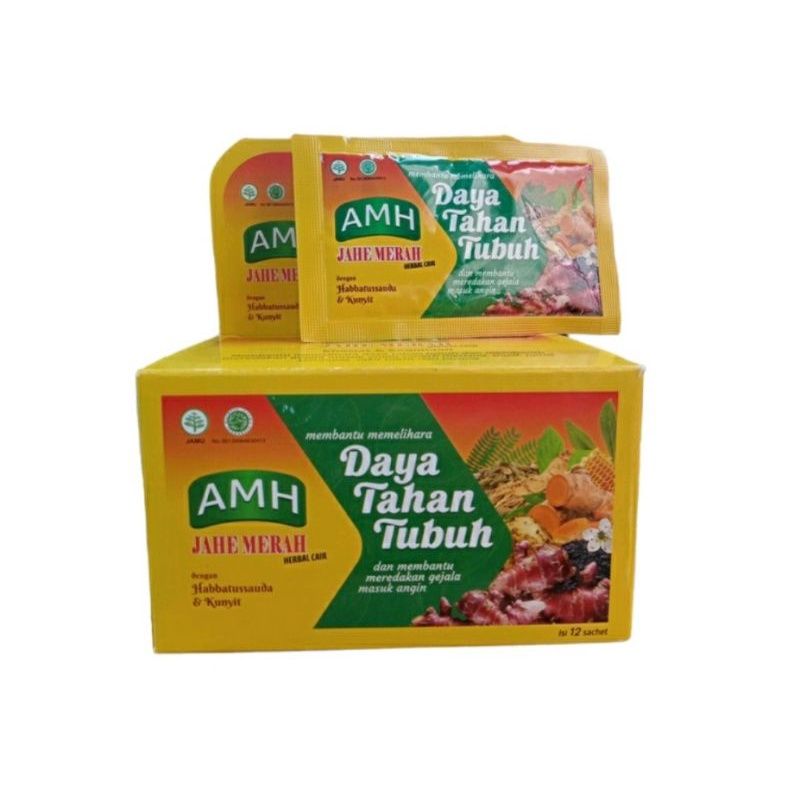AMH HERBAL CAIR JAHE MERAH SUPER 1 BOX