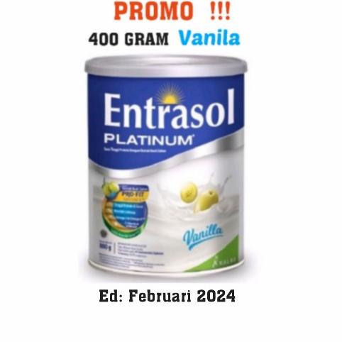 

[ COD ] Entrasol Senior Platinum Vanila 400 gr