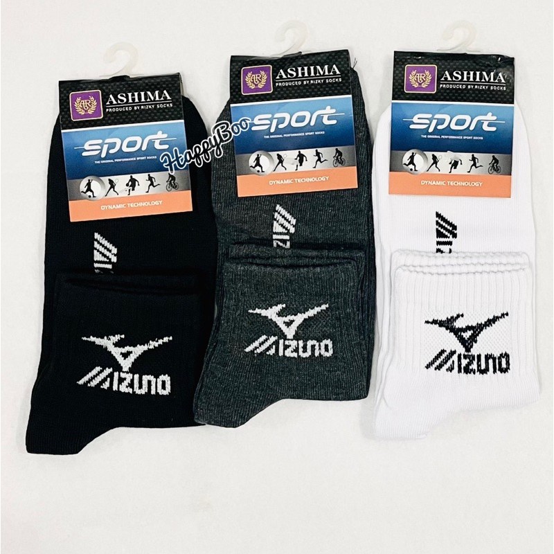 kaos kaki sports mizuuno bitmainn kaos kaki high quality tebal sport sport import socks