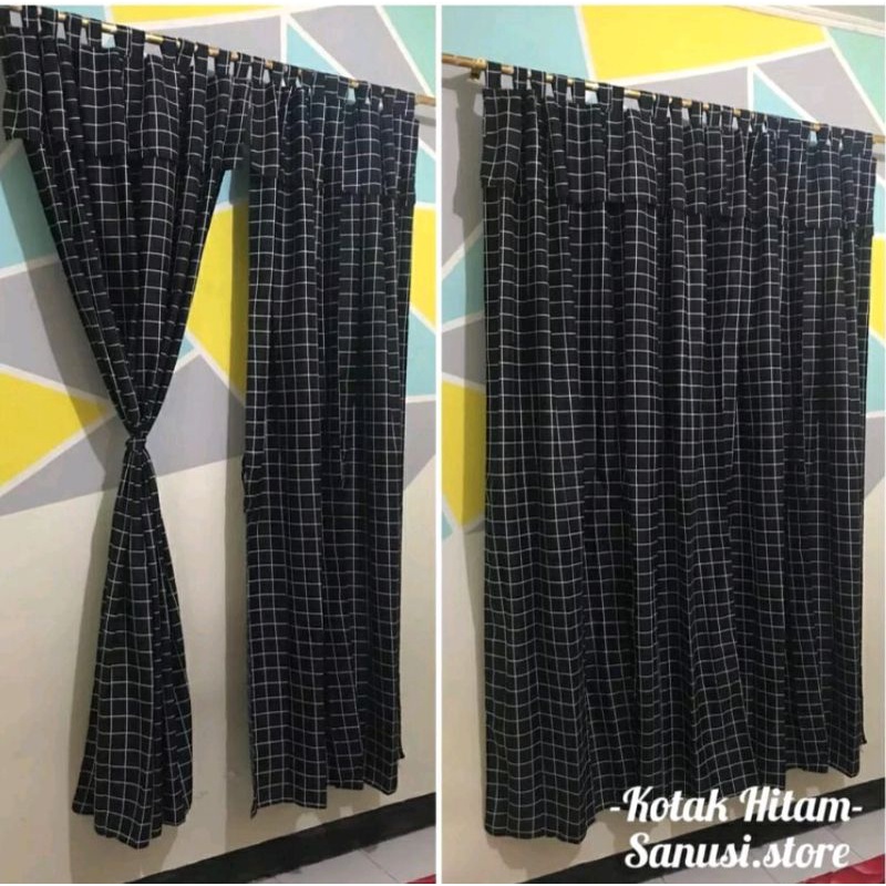 Gorden Jendela Minimalis 55x150 cm