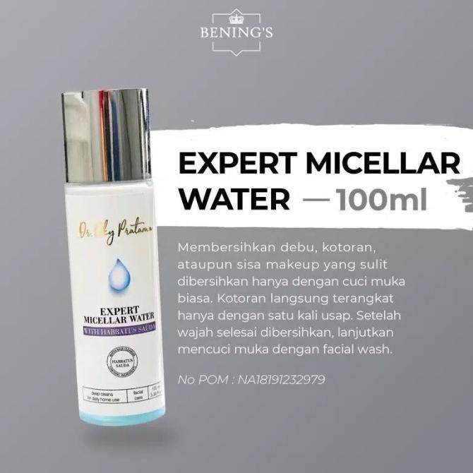 Expert Micellar Water Habbatussauda Benings Clinic by dr. Oky Pratama
