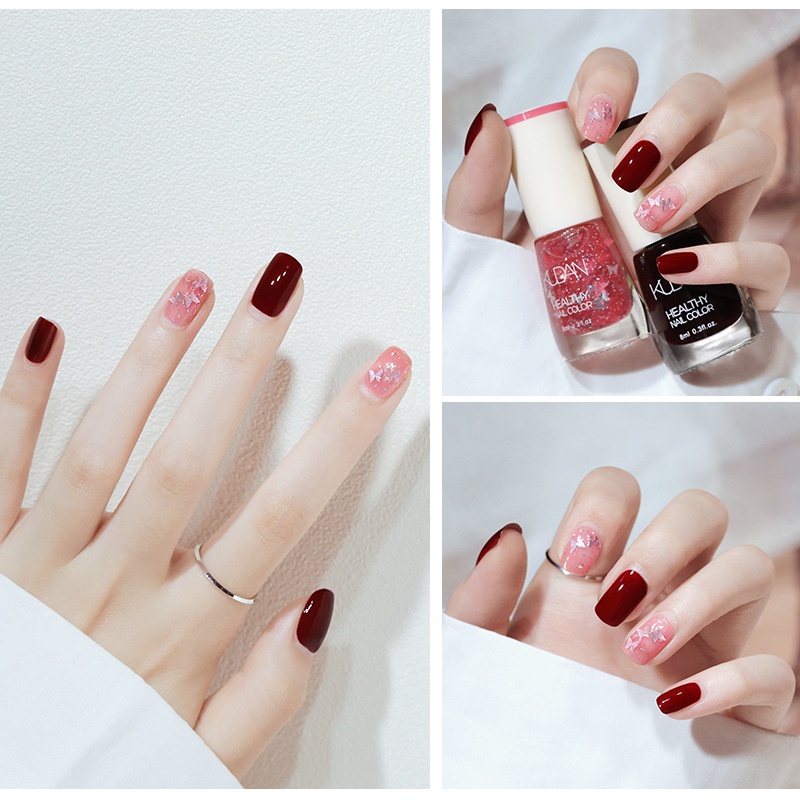 (COD) Kutek Kuteks Halal Muslimah Kutek Peel Off Halal Bisa sholat Cat Kuku Nail Polish 8ml