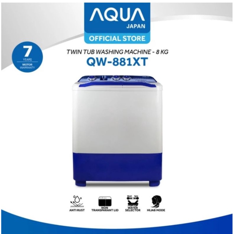 mesin cuci AQUA 881xt