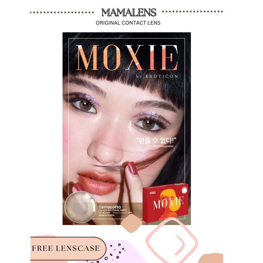 Softlens Moxie Minus -4.50 sd -6.00 Free Lenscase -MAMALENS