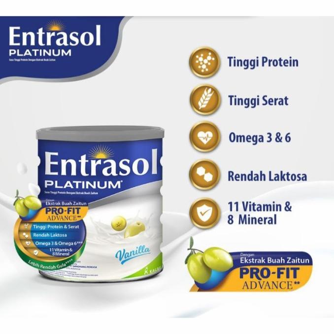 

[ COD ] Entrasol platinum 400gr vanila