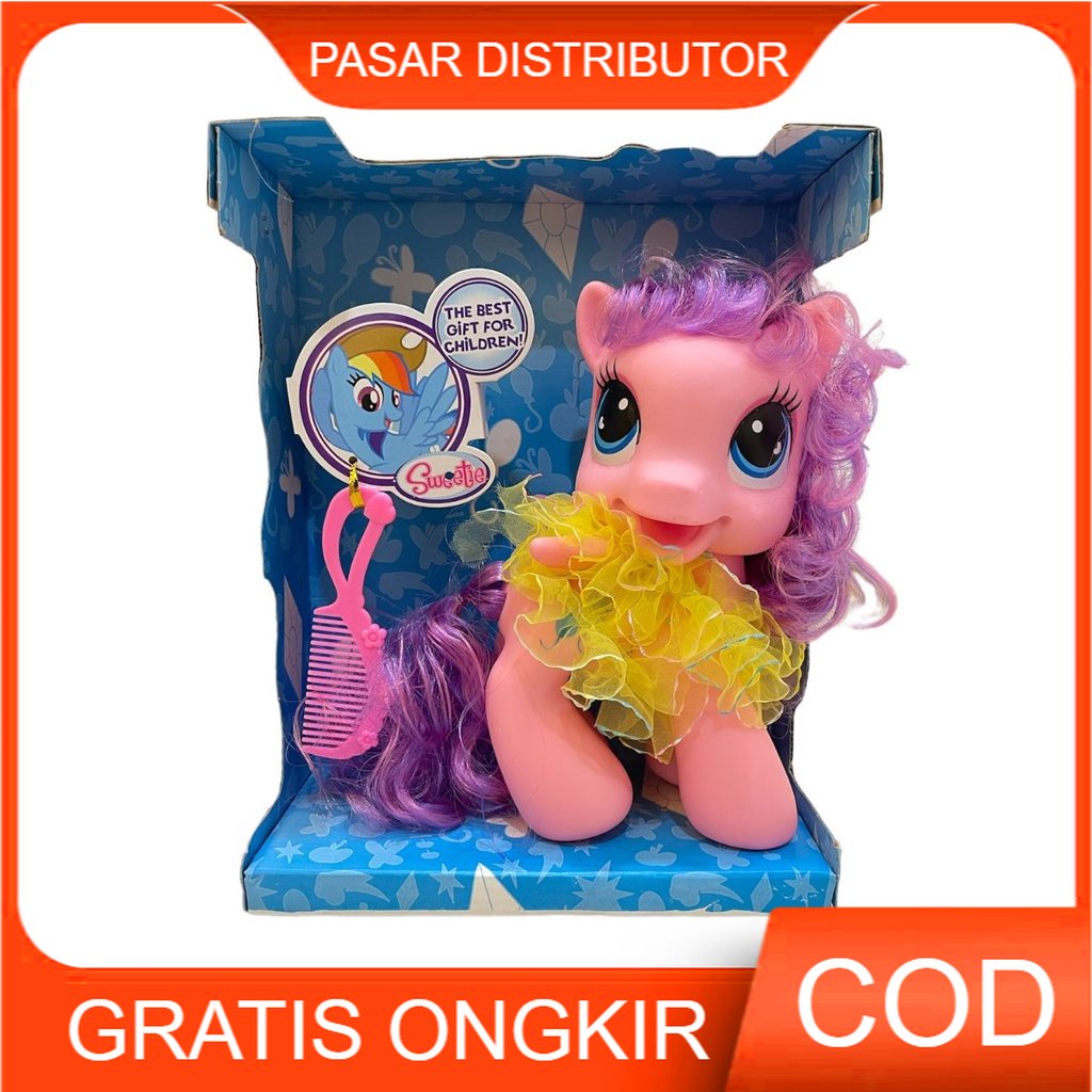 Mainan Anak PRETTY HORSE PONY Mainan Anak Kuda Pony Lampu Dan Musik