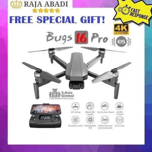 [ Promo ] Mjx Bugs 16 Pro B16 Pro Eis 5G Wifi Fpv 3-Axis Gimbal Gps Drone - Drone Kamera Dan Aksesor