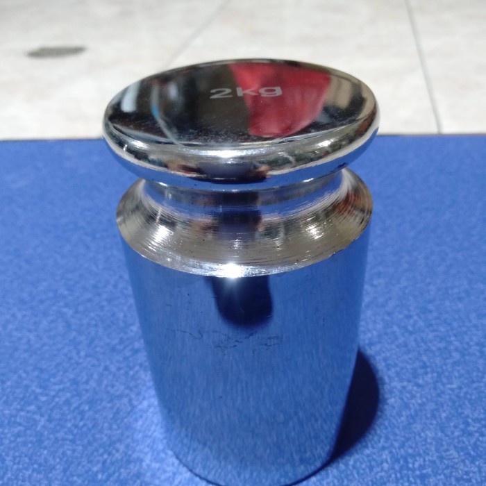 Batu Timbangan 2Kg/Anak Timbangan 2Kg Crome