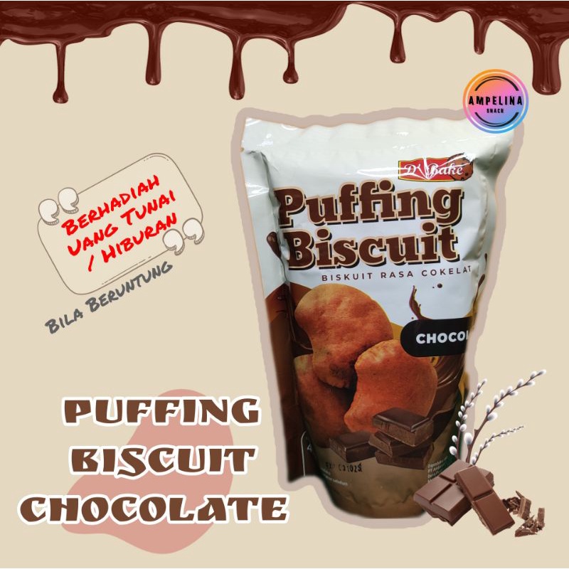 

[SNACK MURAH, KEKINIAN, MILENIAL] PUFFING BISCUIT - BISKUIT RASA COKELAT (40 GR)