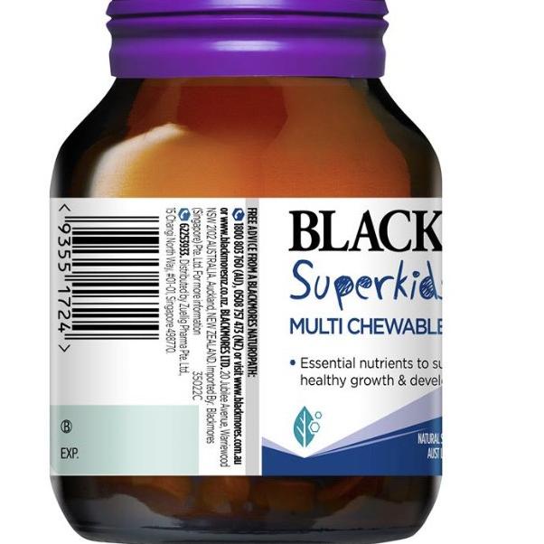 Harga Spesial Blackmores Superkids  Super Kids Multi - Immune - Omega Brain Fish Oil Chewable isi 50